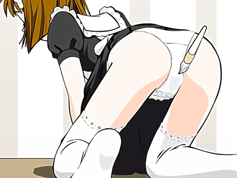 Sexy maid interactive touching